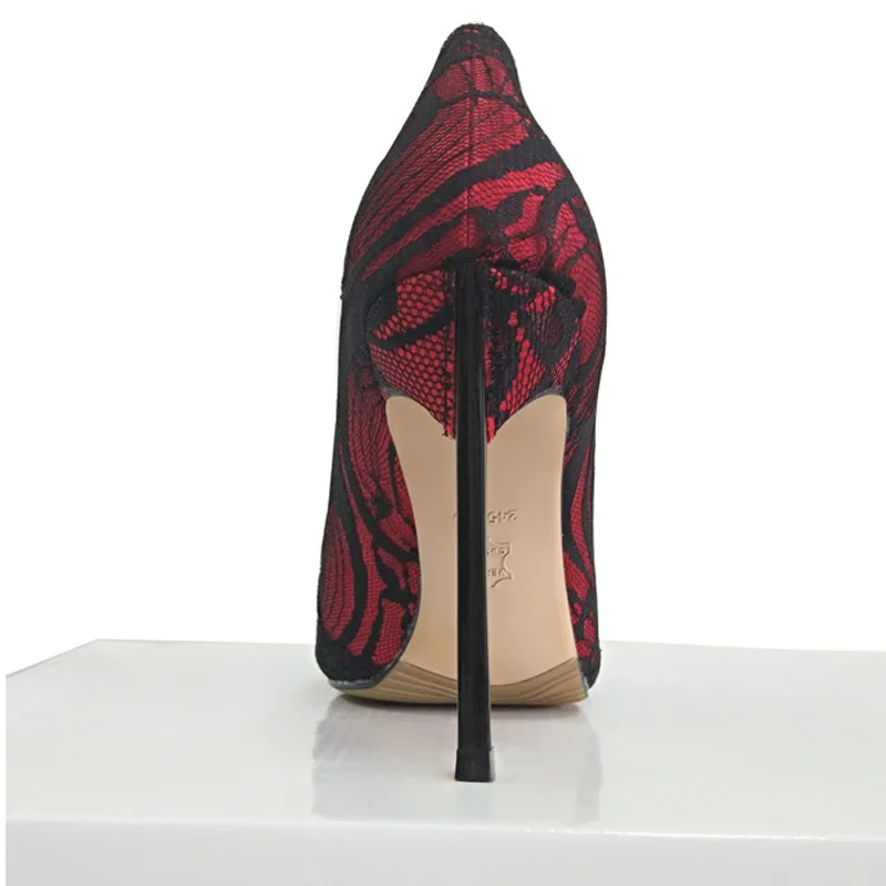 Carollabelly Shoes Woman High Heels Pumps Lace High Heels Women Shoes High Heels Wedding Shoes Pumps Red Nude Shoes Heels