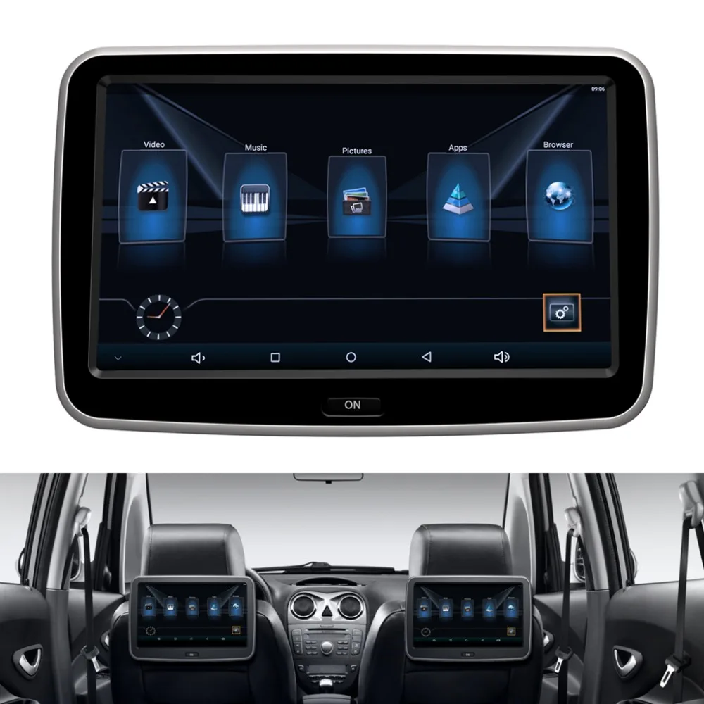 

1pcs Car Seat Back Entertainment System,10.1 Inch Touch Screen Android 4.0 digital headrest tft lcd monitor