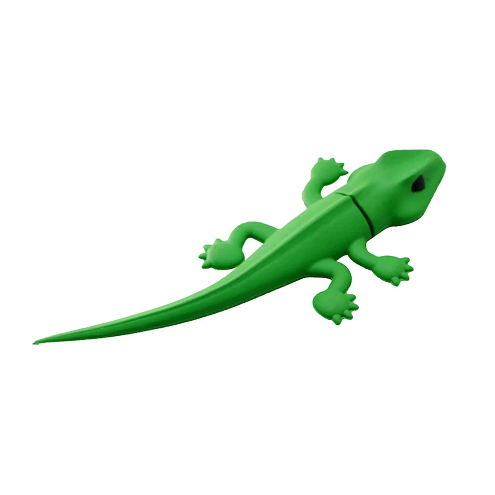 USB флеш-накопитель Green Lizard 4 ГБ 8 ГБ 16 ГБ 32 ГБ 64 Гб 128 ГБ Gecko флеш-диск USB 2,0 карта памяти USB флешка, подарок