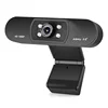Webcam 1080P, cámara HDWeb con micrófono HD incorporado 1920x1080p USB Plug n Play Webcam, vídeo de pantalla ancha ► Foto 2/6