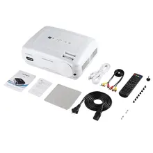 LESHP 720P светодиодный проектор переносной видеопроектор мультимедийный домашний кинотеатр игровой проектор HDMI VGA USB для ноутбука тв