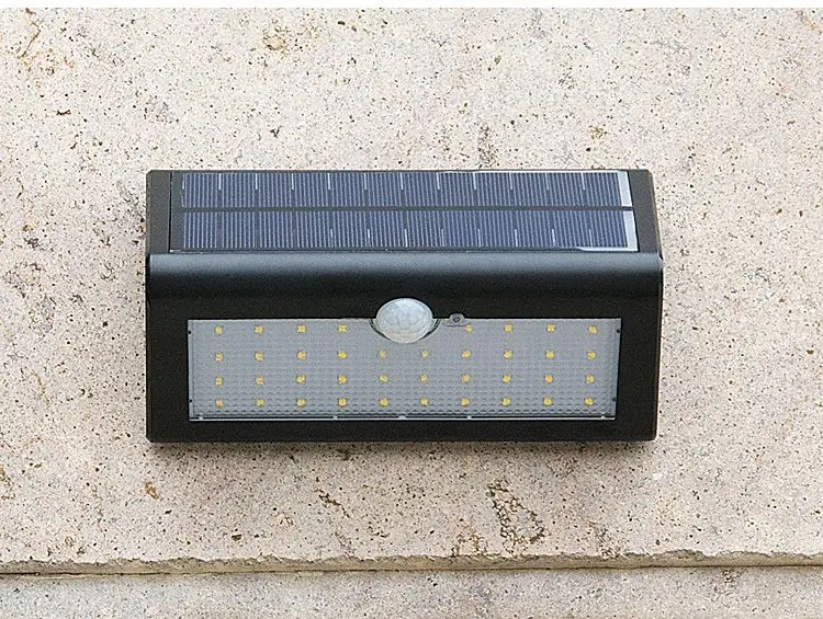 Освещение для внутреннего двора человека индукционные фильтры Наружное освещение Светодиодное освещение на солнечной батарее ультра