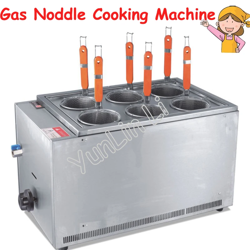 

Commercial Gas Bench Cooker Stainless Steel Pasta Cookware Noodle Cooking Machine EH-706