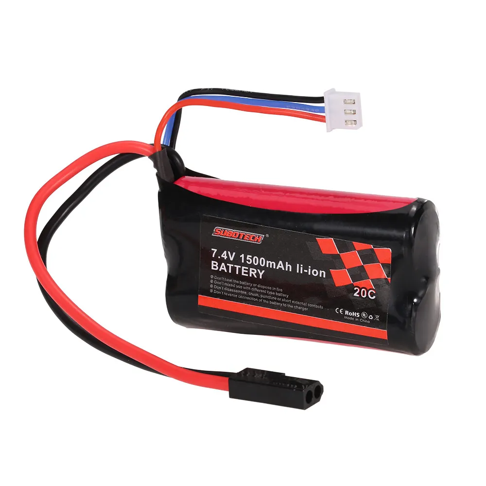 Original 7.4V 1500mAh 20C Li ion Battery for SUBOTECH BG1506 BG1507