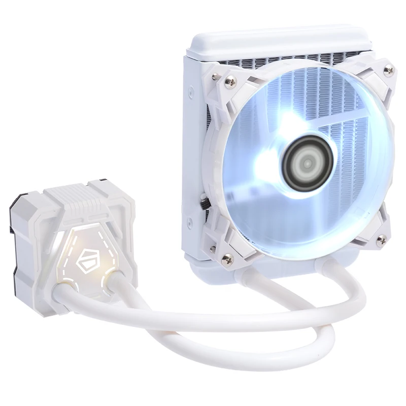 ID-COOLING ICEKIMO 120 Вт интегральный кулер с водяным охлаждением для процессора, полная платформа, Однорядный белый, специальное издание