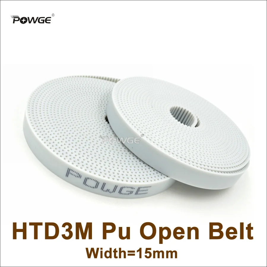 Máquina de Corte a Laser S3m para Cnc Powge Medidores m Correia Dentada 3m-15 Largura 15mm Branco Htd3m Plutônio Aberto 15 10 Htd 3
