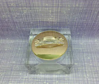 

30G jars pearl white acrylic square shape cream bottle with Gold Butterfly-shaped lid,Cosmetic Jar,Eye CreamJar 100 pcs/lot