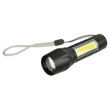 

3800LM XML-Q5+COB LED Flashlight Portable Mini torch flashlight Use AA 14500 Battery Waterproof in life Lighting lantern