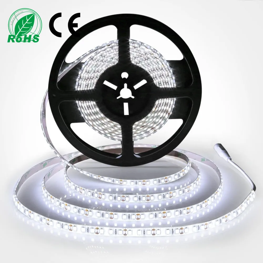 5M-Cold-White-Warm-White-Non-waterproof-300-Leds-roll-IP20-5m-lot-DC12V-Flexible-LED