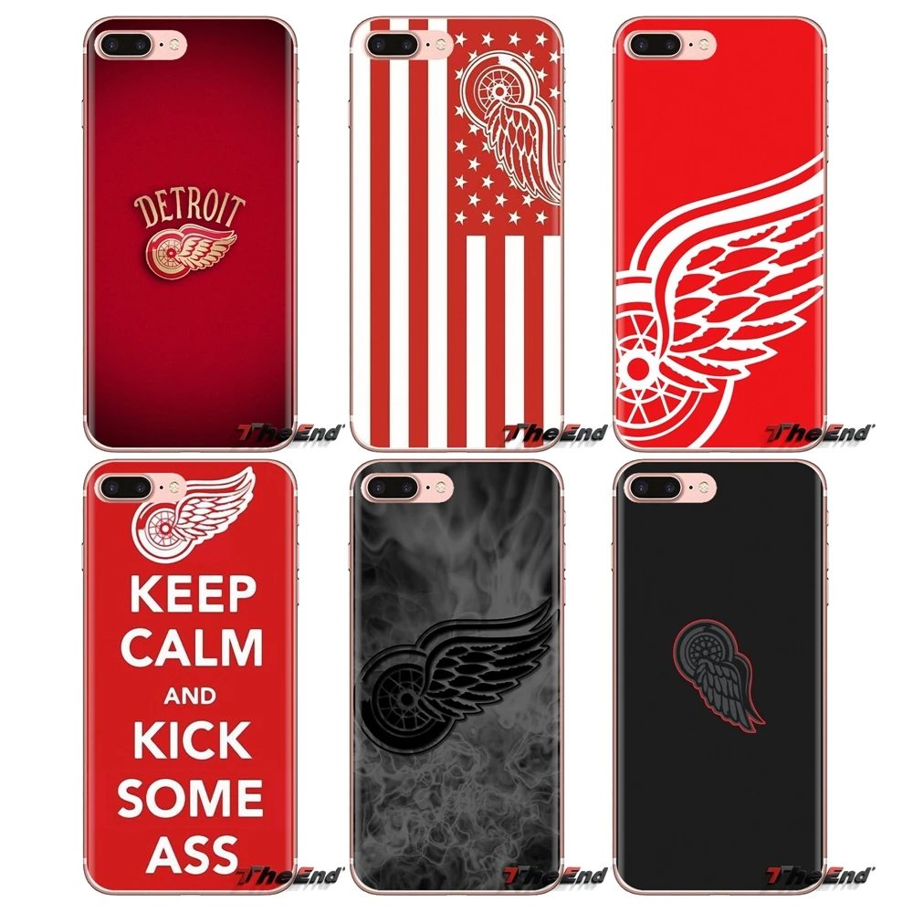 IC Hockey Detroit Red Wings Transparent Soft Covers For Oneplus 3T 5T 6T Nokia 2 3 5 6 8 9 230 3310 2.1 3.1 5.1 7 Plus 2017 2018 |