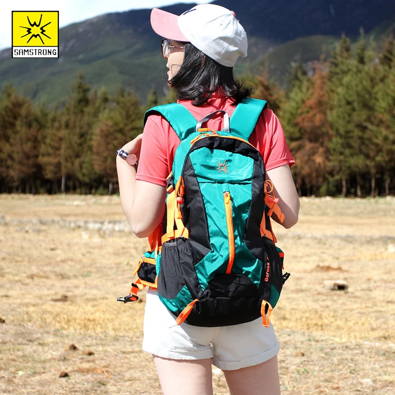 SAMSTRONG Hiking Backpack  Outdoor  Travel Backpacks Boy Girls Sports Bags  Backpack Women  City Bag  Camping  Fashion 27L 30L