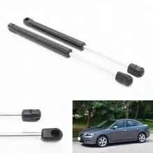 2pcs Trunk Boot Auto Gas Spring Struts Lift Support Damper for Mazda 3 NO Spoiler 2004 2005 2006 2007 2008 2009 9.92 inch