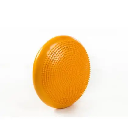 33 см ПВХ баланс Йога Мячи Массажный коврик колеса стабильность баланс диск Массажный коврик-подушка мяч фитнес упражнения тренировочный мяч - Цвет: Цвет: желтый