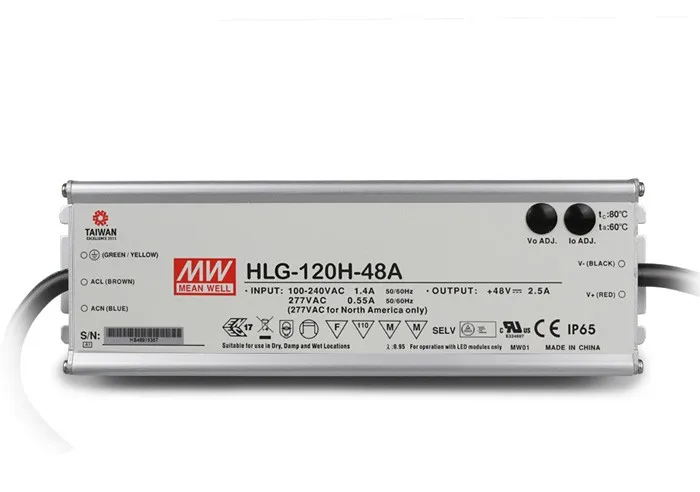 Fonte de Alimentação Meanwell Original 15 v 8a Ajustável Médio Bem Led Ip65 Hlg-120h-15a 120 w 2 Meanwell original HLG-120H-15A 120 w 15 v