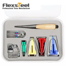 Useful Sewing Accessories Bias Tape Maker Kit for Sewing & Quilting Awl and Binder Foot