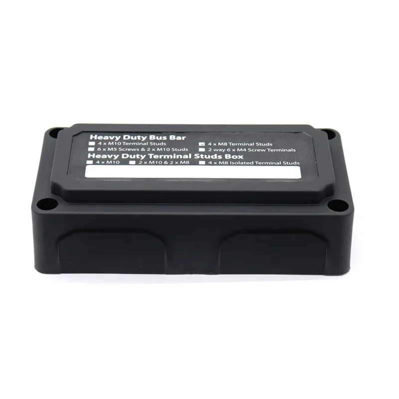 Heavy-Duty Module Design Bus Bar Box with 4 Terminal Studs6