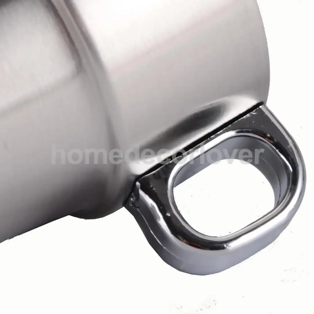 Stainless Steel Cup Double Wall  Tea Coffee Mug Unbreakable 6Mugs and Holder