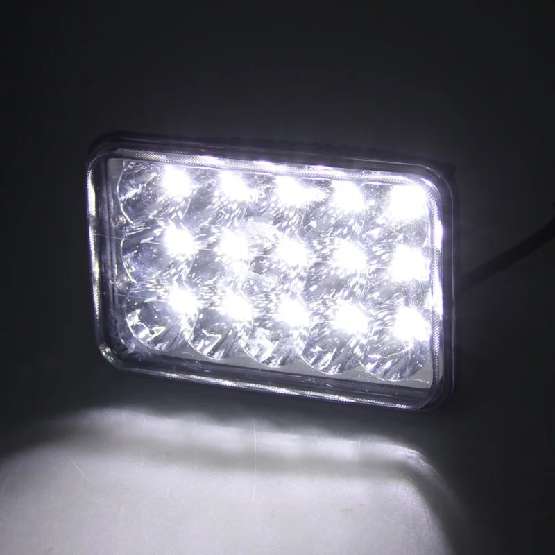 4x6 Headlights Led Assembly Partsam Sealed Beam Headlights Rectangular H4652 H4666 H6545 for Freightinger Ford Probe Chevrolet  (10)
