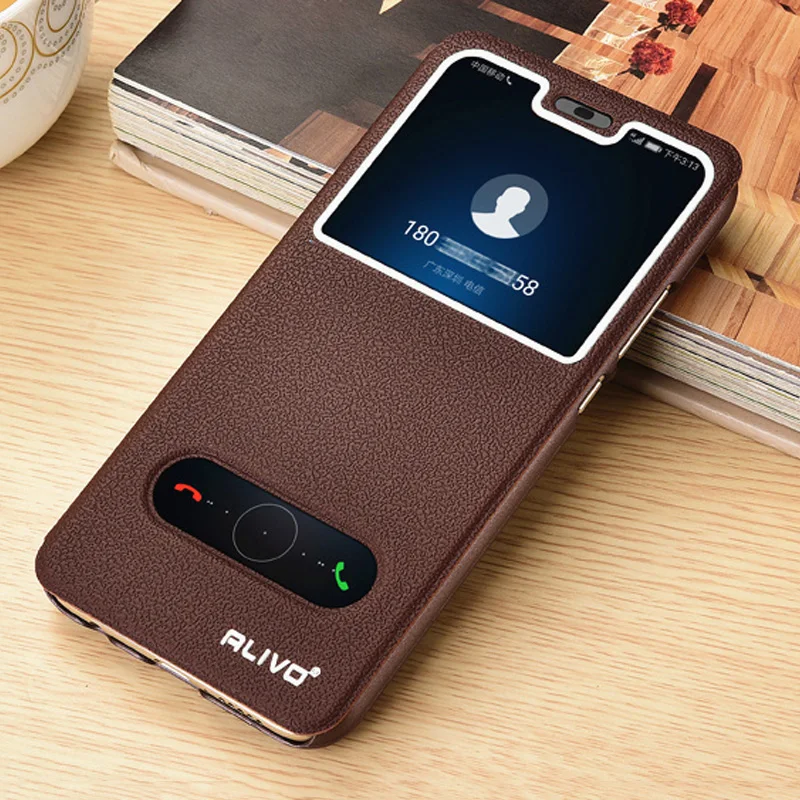 

For Coque Huawei Honor 8X Max Case Quick Cover Answer View Window Flip Leather Stand Cover For Huawei Honor 8X Max X8 Max 7.12