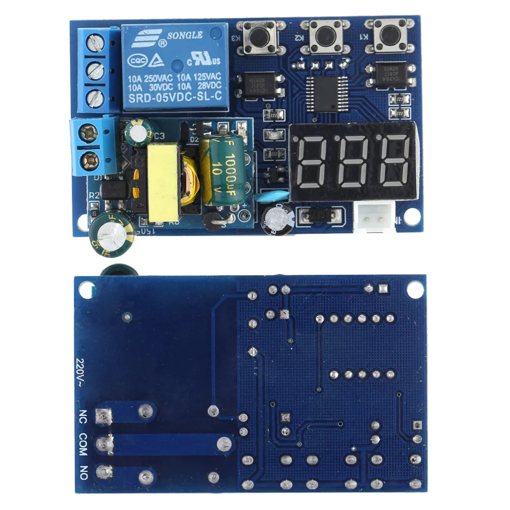 AC 110~ 250 В модуль таймера задержки светодиодный дисплей АВТОМАТИЗАЦИЯ Цифровой Таймер задержки управление релейный модуль переключателя