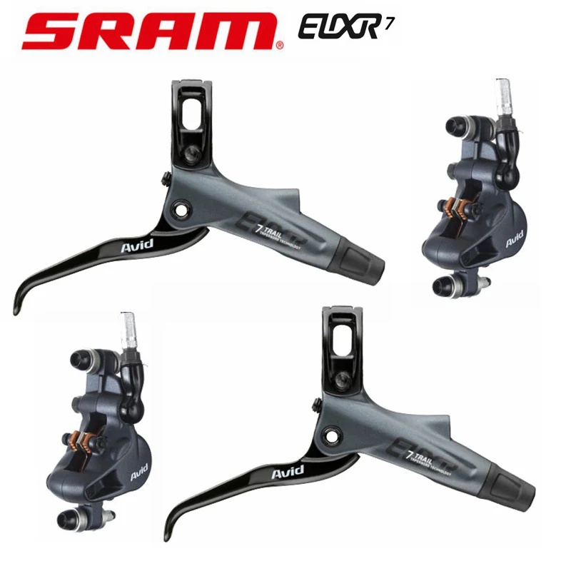 NEW SRAM AVID Elixir E7 Hydraulic DIsc Brake Set front & rear G3 HS1 RT56 MTB 