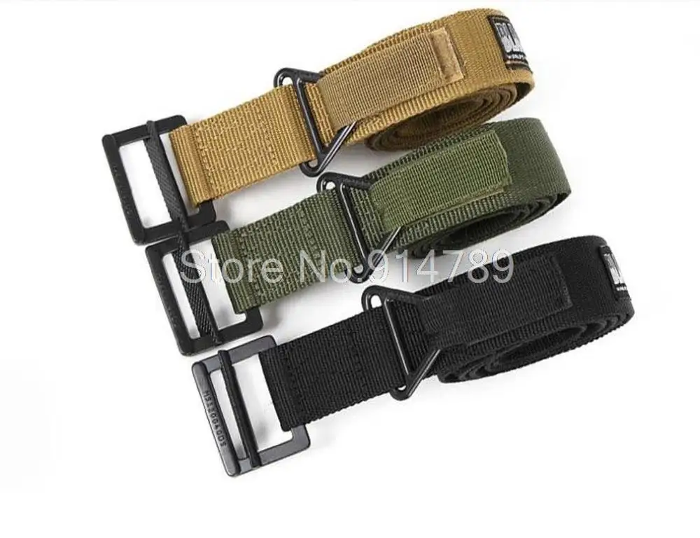 TACTICAL AIRSOFT CQB RAPPEL BELT WITH METAL BUCKLE MULTI COLORSin Men