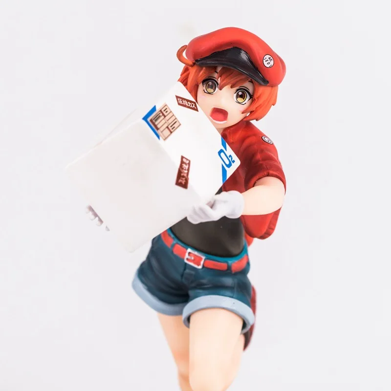 Anime Cells at Work White Blood Cell Red Blood Cell Hataraku Saibou Actions Figure  (1)