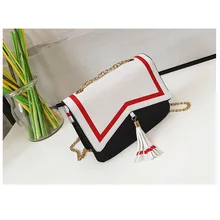 Японское аниме Cardcaptor Sakura Наплечная Сумка для косплея детали костюма PU Милая необычная дамская сумка-мессенджер с кисточками для девочек японская Лолита