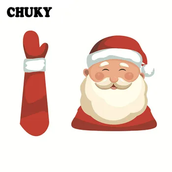 

Car Styling Car Rear Window Wiper Decal Santa Claus Stickers for Ford Focus 2 Fiesta Kia sportage 2018 Renault Clio Accessories
