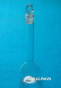 

50ml,Clear Glass Volumetric Flask with Stopper,Lab Chemistry Glassware