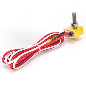 

1 Set DIY Hotend Kit Nozzle Extruder Throat Heater 1.75mm/0.4mm Extruder Heater Block For Anet A2 A8 3D Printer Parts Universal