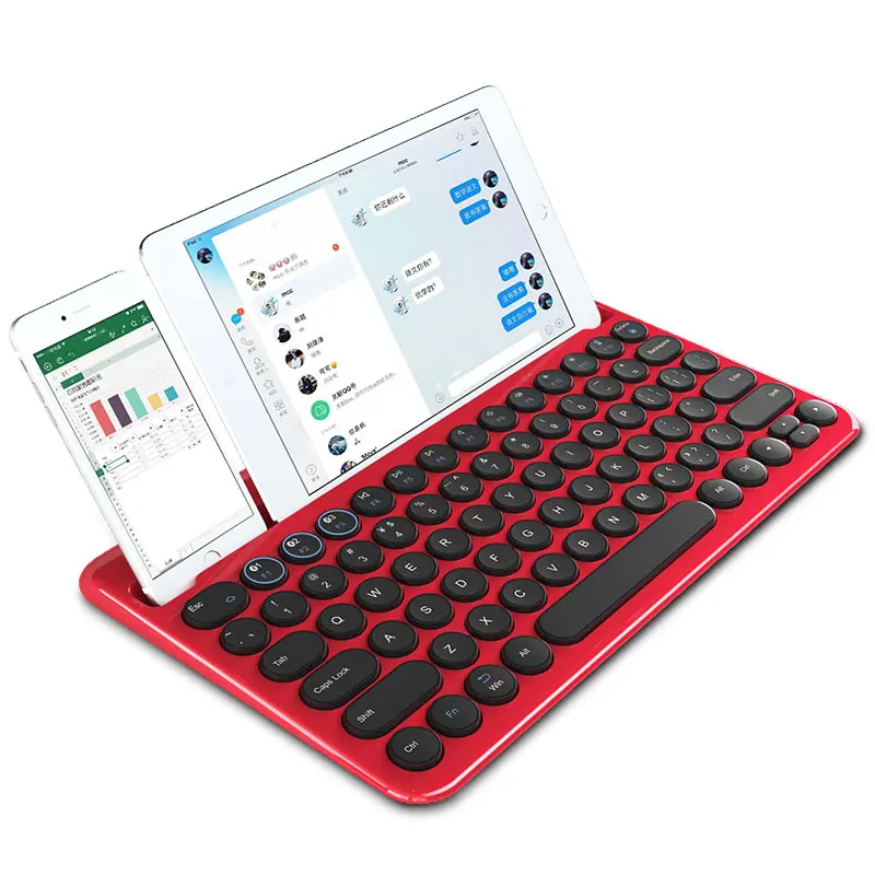 Portable Wireless Bluetooth Keyboard For iPad Tablet iPhone Macbook