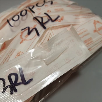 

100Pcs 3RL Individual Package Eyebrow Tattoo Needle Tips for Permanent Makeup Eyebrow Lip Machine Needle Caps