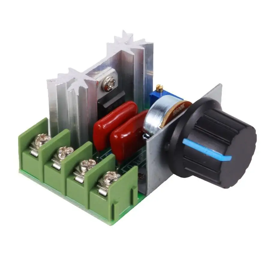 

50-220V 25A AC Motor Speed Controller PWM 2000W Adjustable Motor Speed Controller Voltage Regulator High-power Controller Board