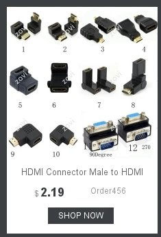 Кабель HDMI видео кабели Золото 1080 P кабель со штыревыми соединителями на обоих концах для подключения конвертер под углом 90 градусов друг к другу поворот вправо/левой HDMI кабель 0,5 м для ТВ коробка PS3