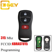 BHKEY 315 МГц дистанционный ключ автомобиля для Nissan KBRASTU15 для Nissan Altima Armada Maxima sentra 2002-2007 ключи автомобиля