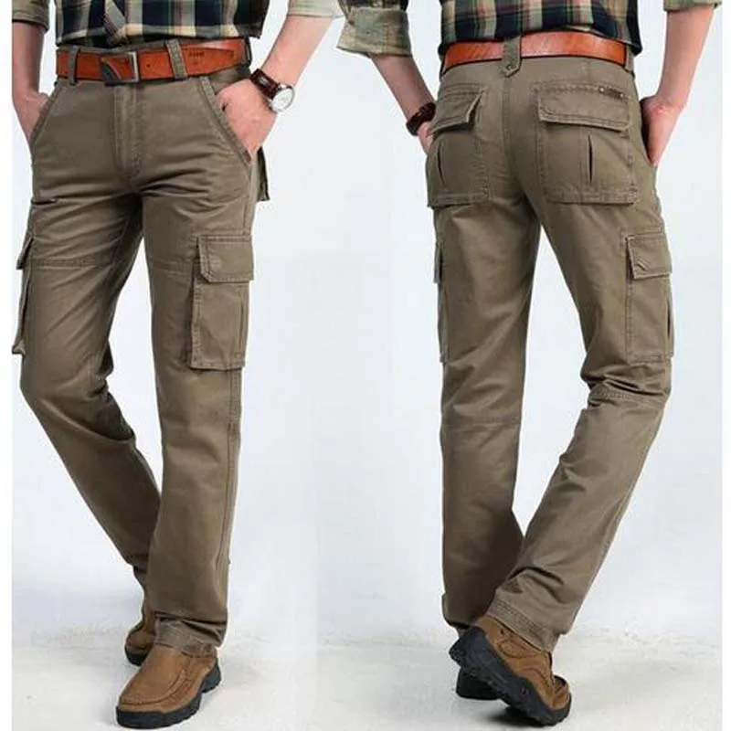 Модные мужские брюки-карго Брюки для девочек рабочие Прямые хлопковые свободные длинные Брюки для девочек Для мужчин Мотобрюки Комбинезоны для девочек Hosen плюс Pantalones