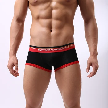 

AIIOU Modal Underwear for Boxer Shorts Convex Pouch Soft Breathable Underpants Panties Solid Cueca Man Shorts Boxers Underwear