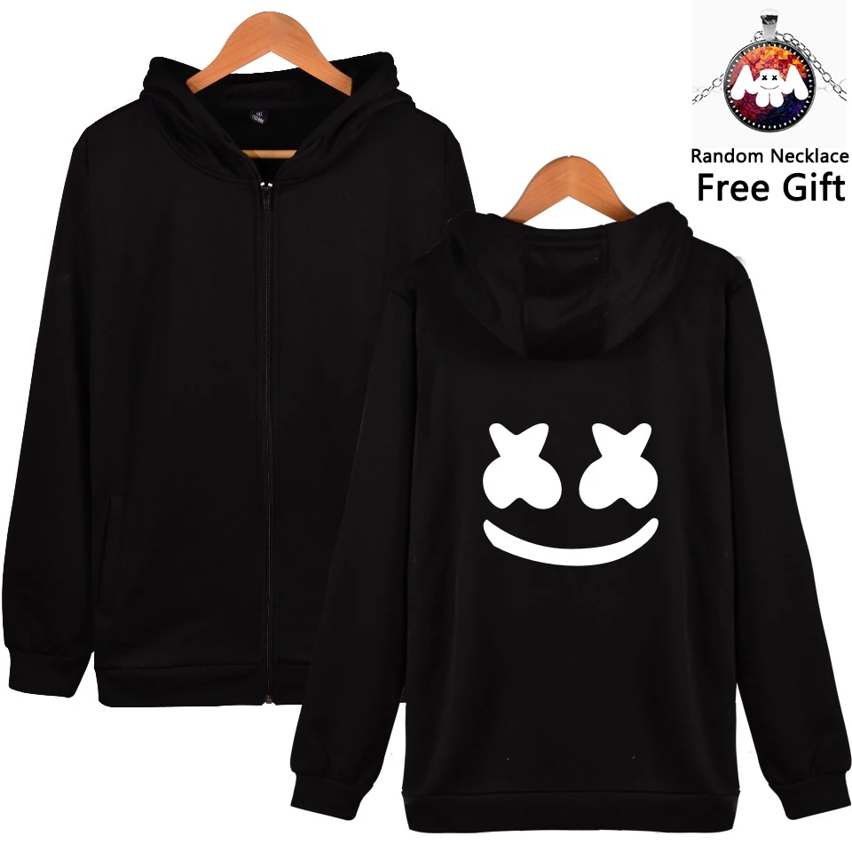 

ZSQH DJ Marshmello Hoodies Sweatshirts DJ Marshmello Cosplay Costume For women&Men Cute Marshmallow costume boys& girls