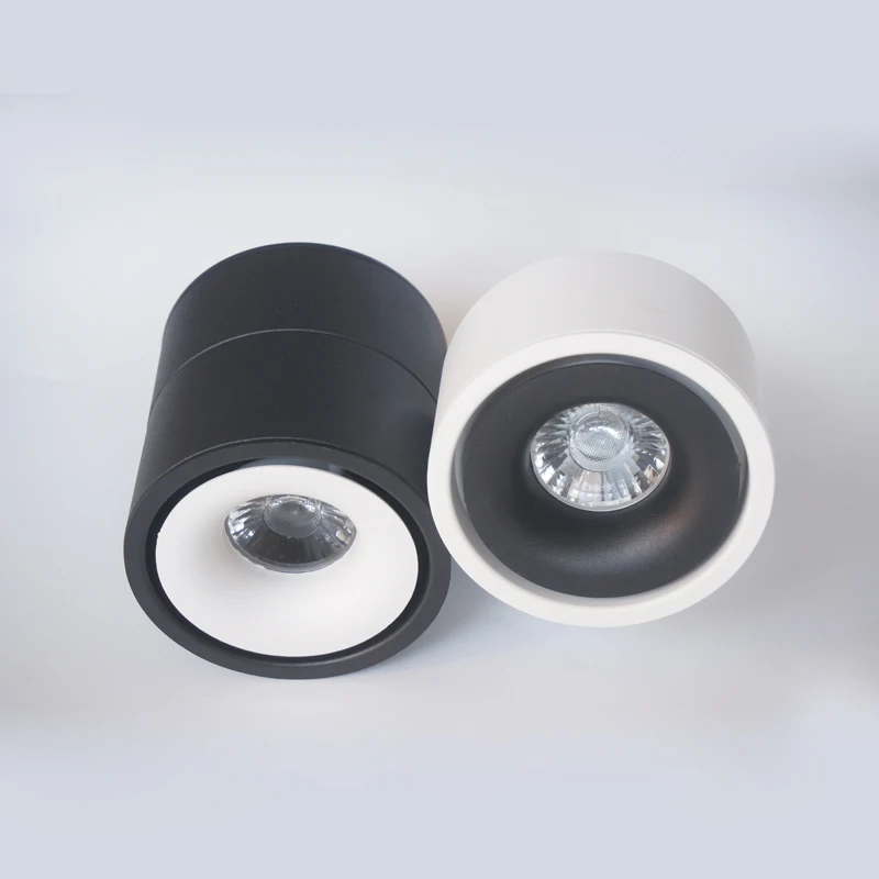 

Dimmable opbouw ceiling lamp 5W 7W 12W LED surface mounted Ceiling lights Foldable 360degree move COB background spot light