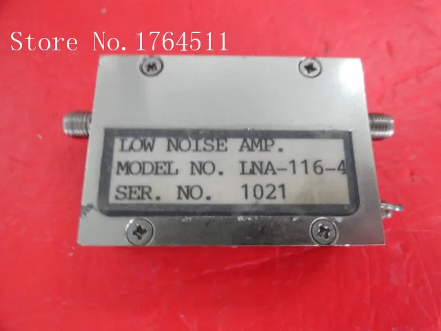 

[BELLA] LNA-116-4 2.8-3.7GHz G:33dBm 12V SMA supply amplifier