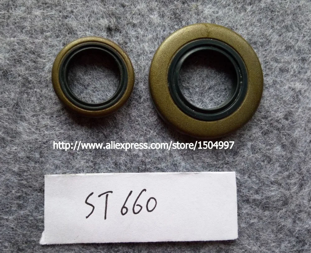 

2016 NEW 4PCS(2 BIG AND 2 SMALL)CHAINSAW CRANKSHAFT OIL SEALS FOR ST660 660 CHAINSAW PARTS
