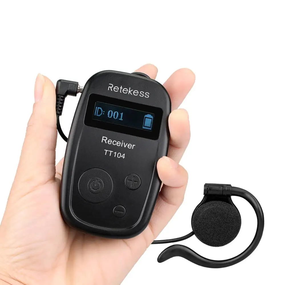 Беспроводной гид RETEKESS TT104 UHF приемник для церкви перевод фабрика обучение бизнес