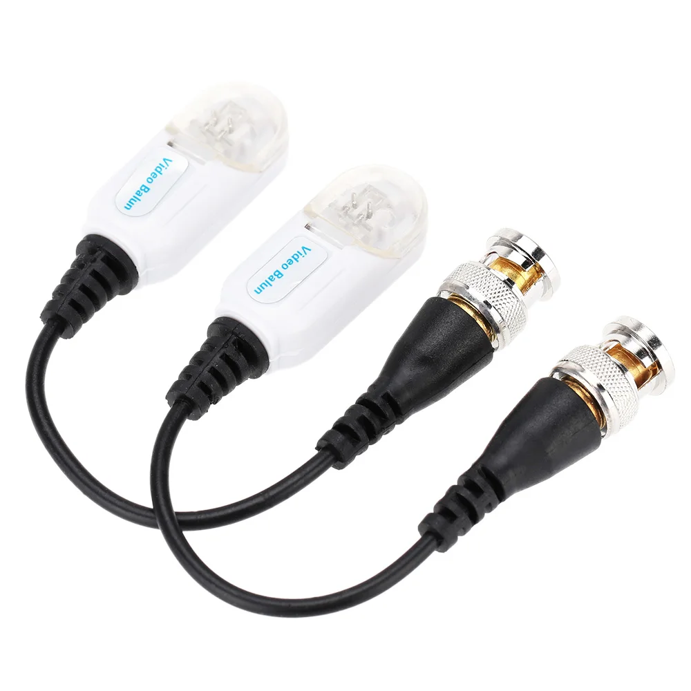 10Pairs 20Pieces CCTV Video Balun Anti-thunder Twisted Passive Video BNC Passive Video Balun Transceiver CAT5 UTP Adapter