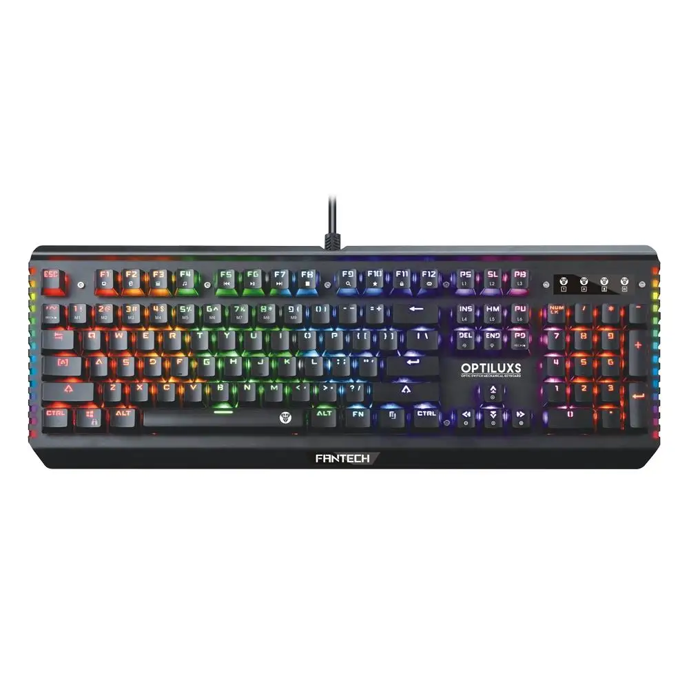 

Fantech Mk884 Professional Usb Wired Rgb Keyboard Gaming Water Resistant Keyboard