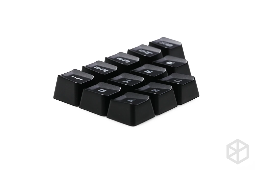 Abs набор игровых ключей для romer g OEM профиль shine-through12 Keycap 12345 qwer wasd для logitech g pro g310 512 613 810 910 840