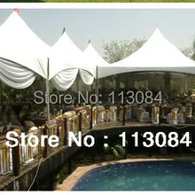 Красивый Открытый 5 м x 5 м каркасный шатер, алюминий и ПВХ навес, вечерние свадебные Весенняя палатка, пагода, беседка