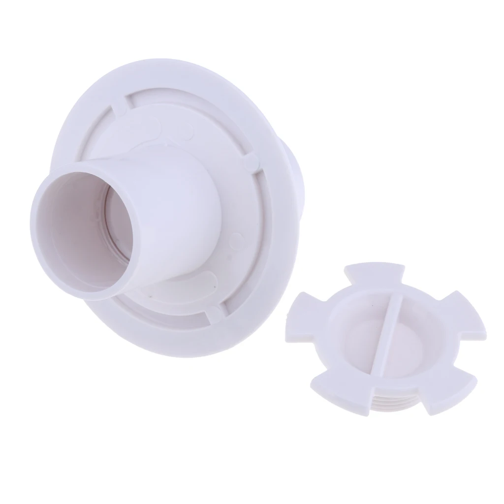 Swimming Pool ABS Clean Out Drain Nozzle Receptacles Vacuum Fittings For Concrete Pool Accessories