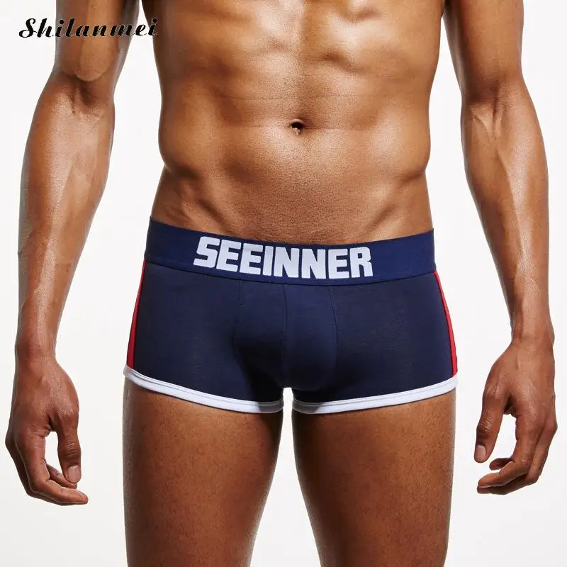 

2017 Free shipping Summer Swimming suit Plus size Sexy Men swim Boxer underwear beach sport suits swim Trunks