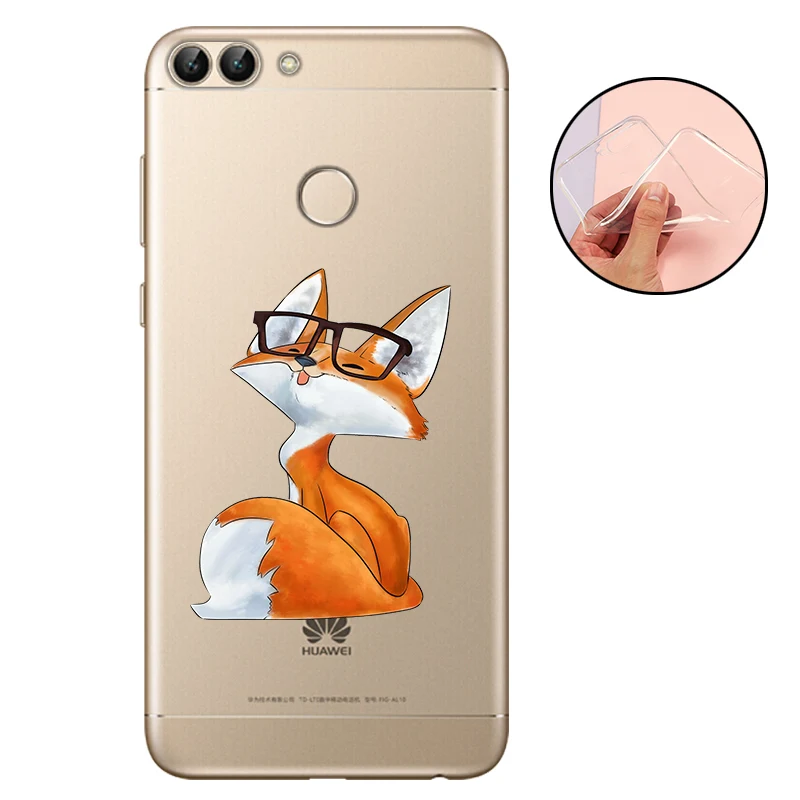 CROWNPRO СПС huawei P Smart 2018 чехол силиконовый мягкий ТПУ Coque задний телефон для Funda 2019